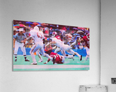 1984_College_Football_Oklahoma Sooners vs. Texas_Cotton Bowl_15 15 tie_Watercolor Style Fine Art Acrylic Print