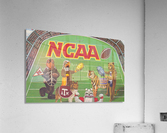 1984 NCAA Football Ad Art Acrylic Print