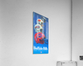 1985_NFL_Buffalo Bills Helmet Art_Bills Media Guide Art Reproduction Acrylic Print