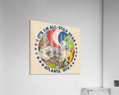 its an all star year atlanta 1972 baseball art Acrylic Print
