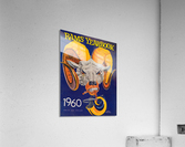 1960 Karl Hubenthal LA Rams Football Art  Acrylic Print