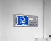Duke University College Football Ticket Art Poster Metal Print Acrylic Print
