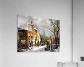Winter in town Acrylic Print