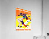 1967 Chicago Cubs Program Art Acrylic Print