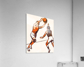 vintage basketball Acrylic Print