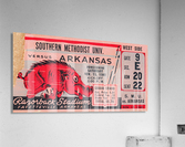 1941 SMU vs. Arkansas Acrylic Print