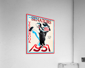 1957 Washington Senators Yearbook Mr. Senator Art by Zang Auerbach Acrylic Print