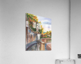 Boboli Gardens Florence Italy Watercolor  Acrylic Print