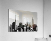 Black and White San Francisco Skyline Acrylic Print