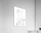 Anna_ pencil Acrylic Print