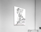 Sophia_ charcoal Acrylic Print