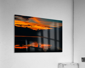 Sunset Fishermen- Pokhara Nepal Acrylic Print