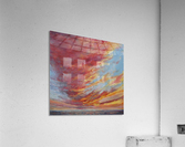 WALKING UNDER SUNSET SKY original skyscape painting Acrylic Print