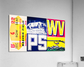 vintage penn state football ticket stub art Acrylic Print