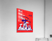 1956 new york giants vintage nfl poster Acrylic Print