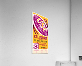 1974 Cal Bears at USC Trojans Football Ticket Art Acrylic Print