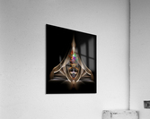 Flowers Of Golden Falls Fractal Art Composition Acrylic Print