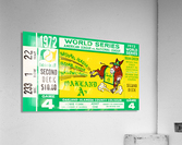 1972 world series oakland athletics Acrylic Print