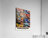 1987 Nike Dunk Shoe Ad Poster Acrylic Print