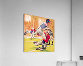 1954 Vintage Football Art by Artist Joe Faraci Acrylic Print
