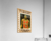 1984 USA Olympic Basketball Card Michael Jordan Art   Acrylic Print