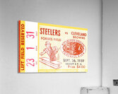 1959 Cleveland Browns vs. Pittsburgh Steelers Ticket Art Acrylic Print