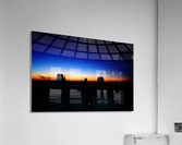 horizon silhouette light Acrylic Print