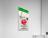 1975 Auburn vs. Georgia Acrylic Print