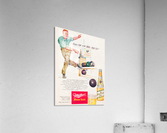 vintage miller beer advertisement bowling Acrylic Print