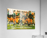 1965 oregon duck football art Acrylic Print