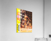 1968 LA Lakers Retro Basketball Poster  Acrylic Print