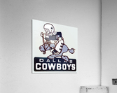 Vintage Dallas Cowboys Art Acrylic Print