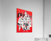 1977 philadelphia phillies champions retro baseball poster Acrylic Print
