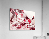 1968 washington senators baseball slide art Acrylic Print