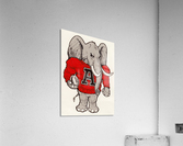 Vintage Alabama Football Art Acrylic Print