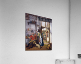 A soldier and a waitress in a tavern Acrylic Print