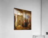 Binnenhuis met vrouw en kind Acrylic Print