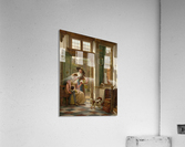 A Candle Saleswoman at the Door Acrylic Print