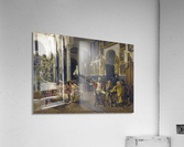 Conversation in a Sevillian courtyard Acrylic Print