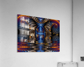 Blue Flame Acrylic Print