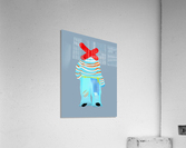 Striped Sweater Acrylic Print