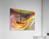 Dancing With The Season Autumn Flames Ballet Abstract Watercolor   Acrylic Print