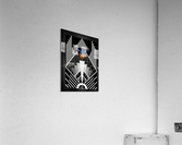 Wings Of Lightning Deco Mech Flare Fractal Abstract Art by Xzendor7 Acrylic Print