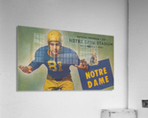1947 Notre Dame Football Art Acrylic Print