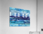 Abstract Blue Seascape Waves And Reflections  Acrylic Print