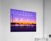 Vibrant Boston Sunset Acrylic Print