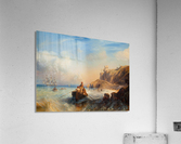 Ships By The Coast Acrylic Print