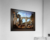 A Capriccio Of Roman Ruins and the Arch of Constantine by Giovanni Paolo Pannini Old Masters Classical Art Reproduction Acrylic Print