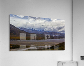 Alaska Mountainscape with Texture Acrylic Print