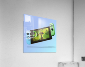 Nintendo Switch Blue Green Acrylic Print